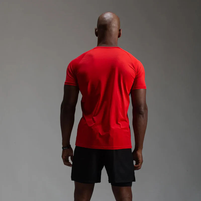 Camiseta Poliamida Line Lupus Vermelho Acerola