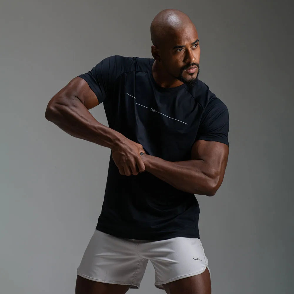 Camiseta Poliamida Line Tenacity Preto