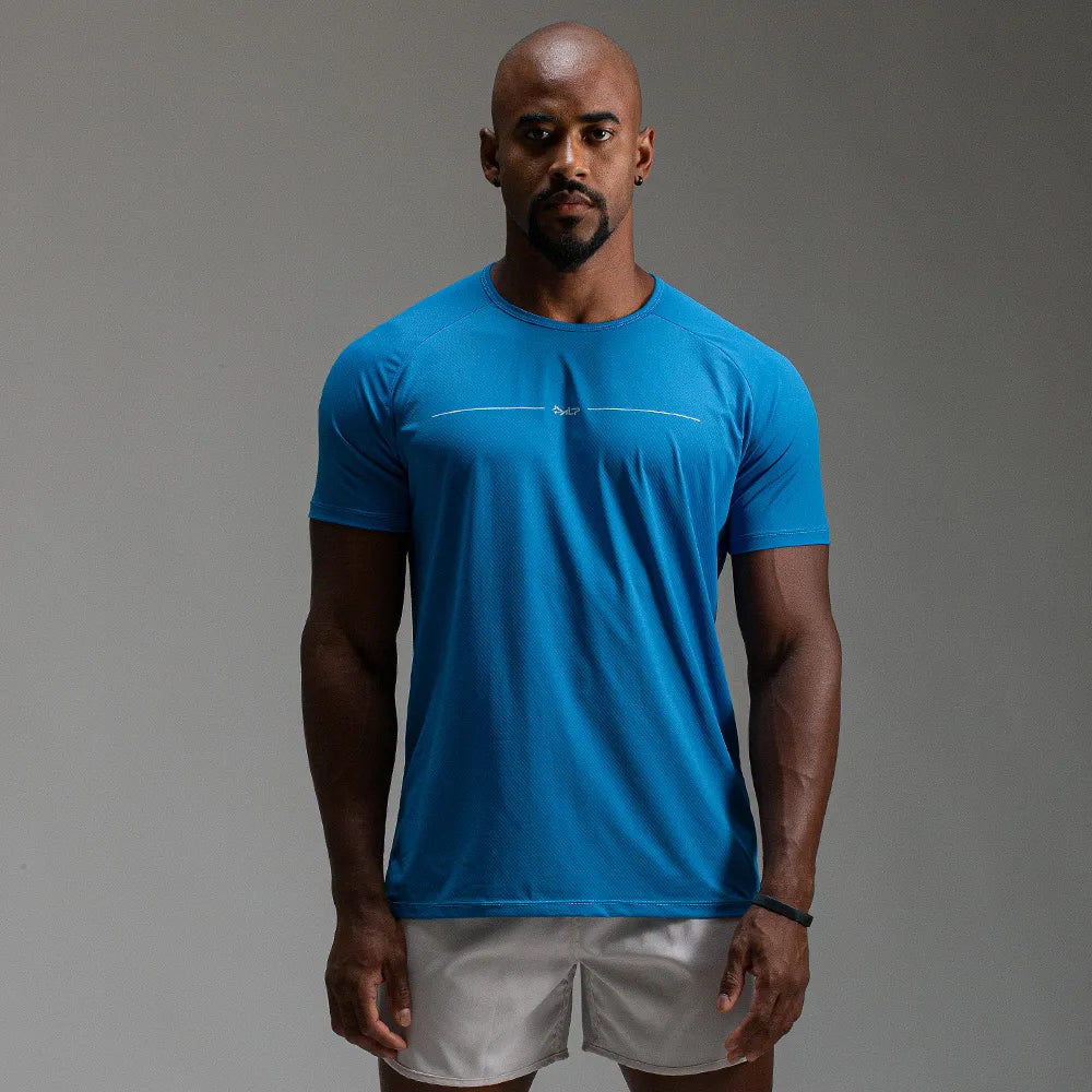 Camiseta Poliamida Line Tenacity Azul Céu