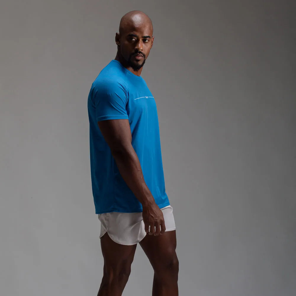 Camiseta Poliamida Line Tenacity Azul Céu
