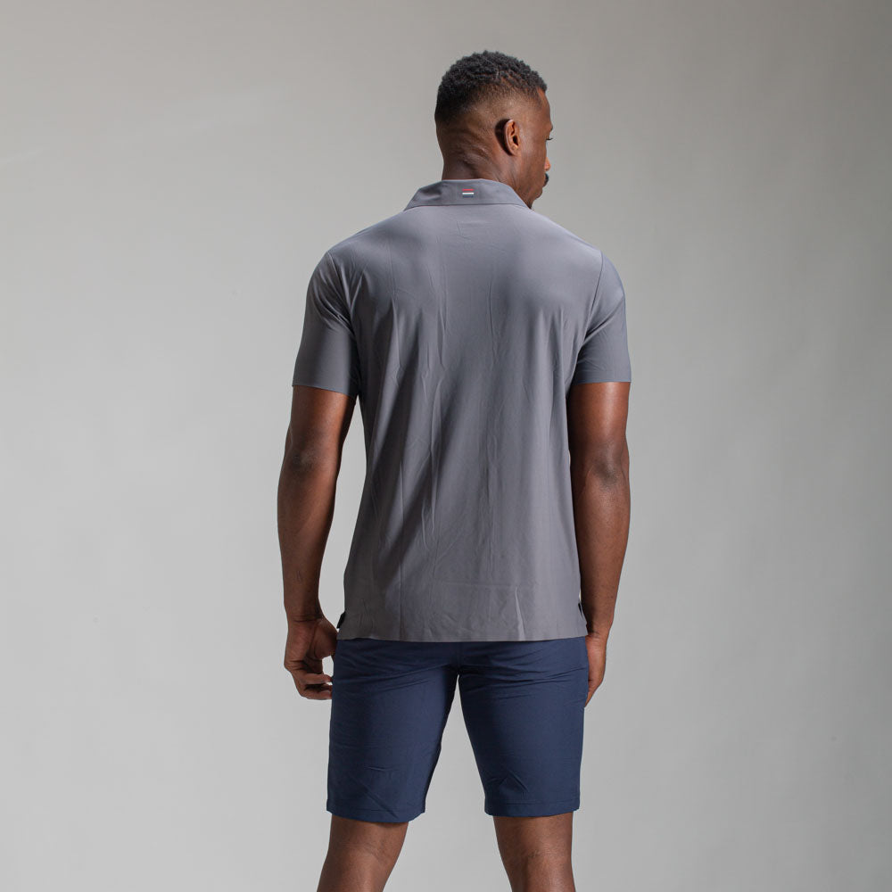 Camisa Polo Dry Fit Unique Chumbo