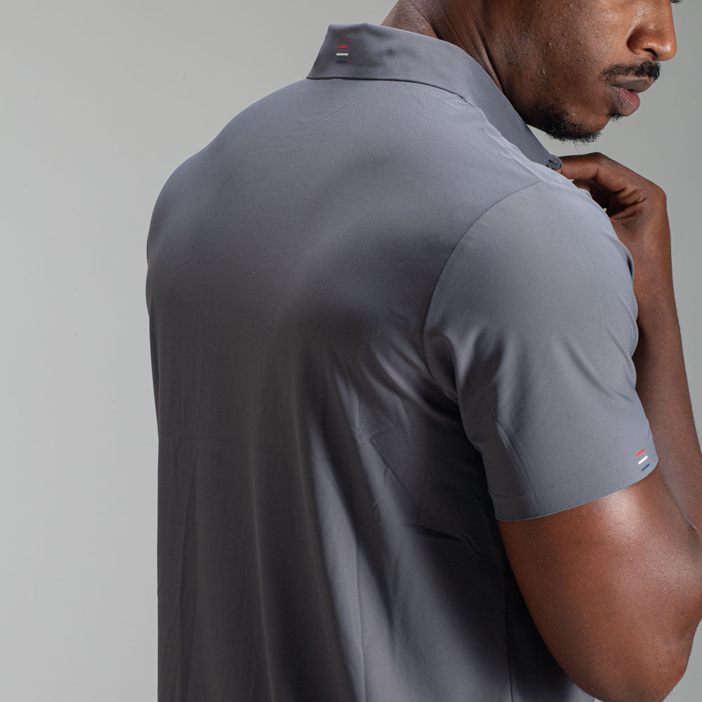Camisa Polo Dry Fit Unique Chumbo