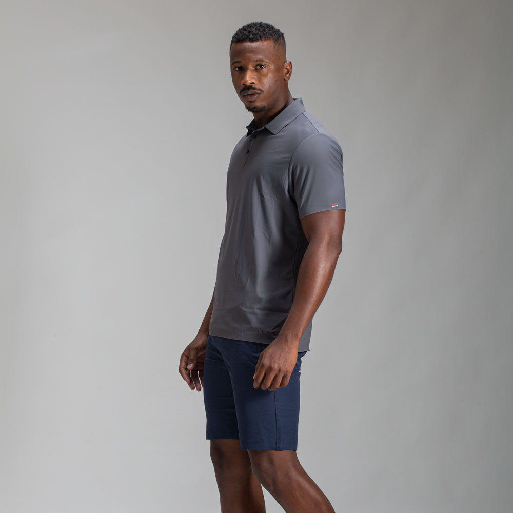 Camisa Polo Dry Fit Unique Chumbo