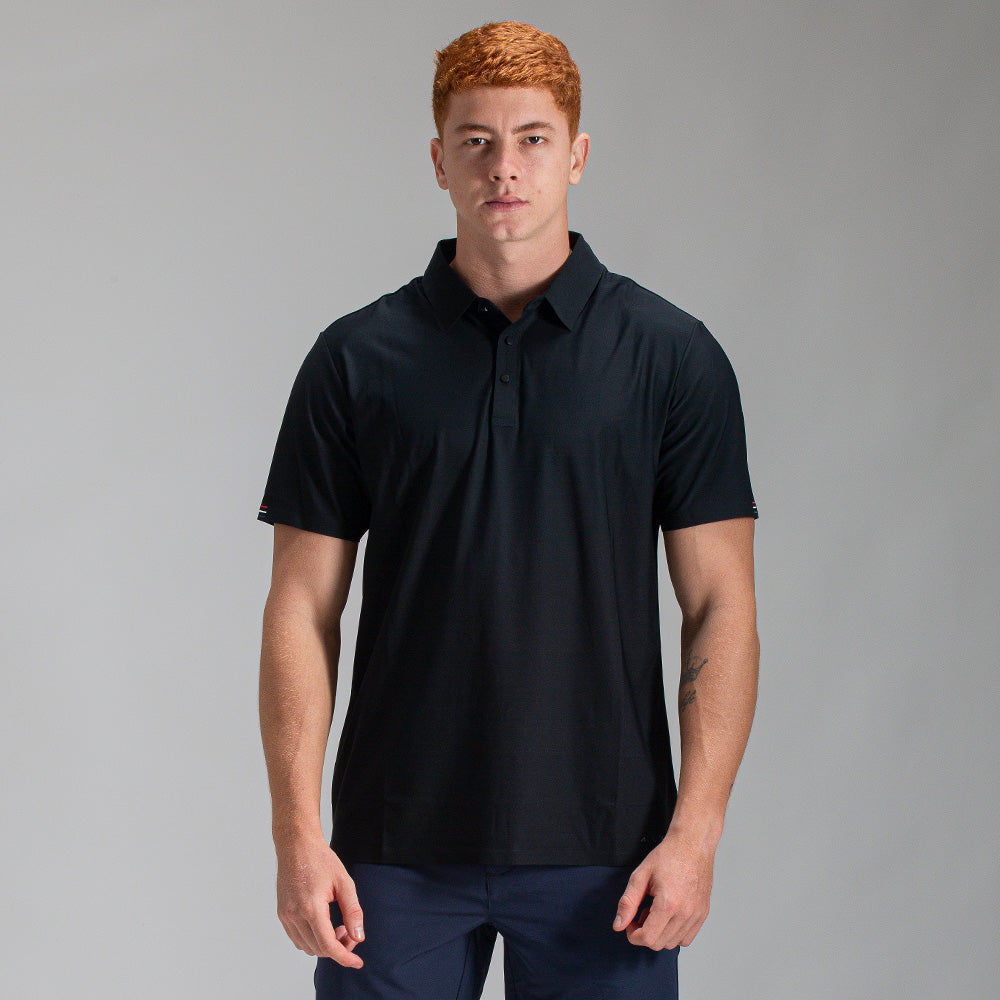 Camisa Polo Dry Fit Unique Preto