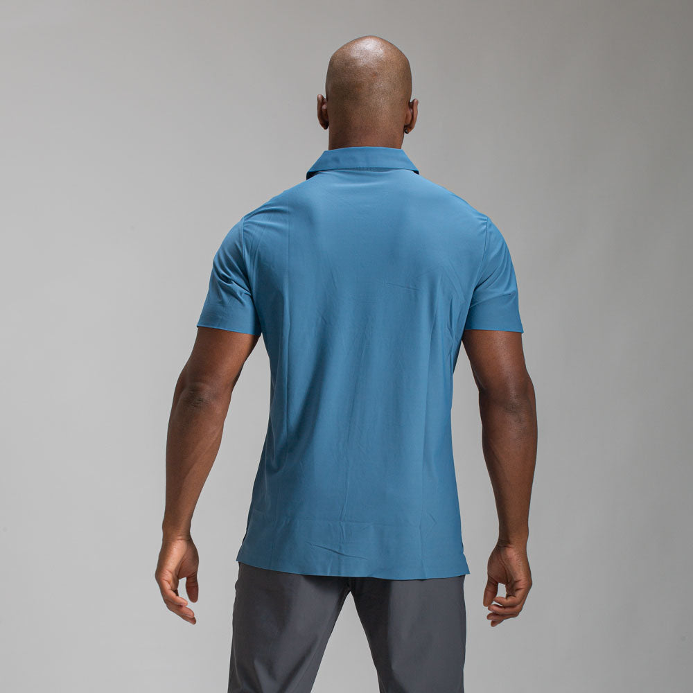 Camisa Polo Dry Fit Urban Azul Céu
