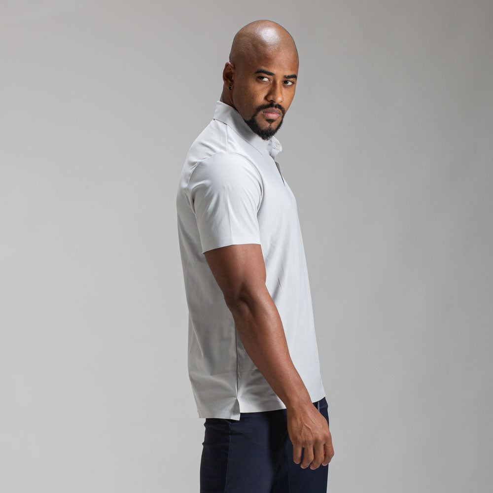 Camisa Polo Dry Fit Urban Cinza