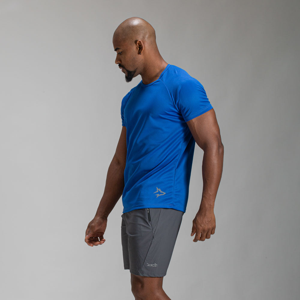 Camiseta Dry Fit Side Lupus Azul Royal
