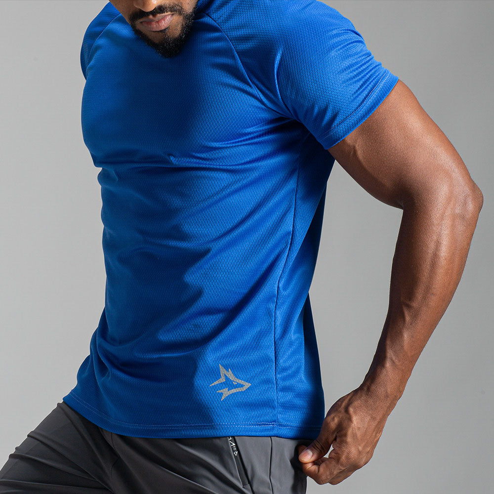 Camiseta Dry Fit Side Lupus Azul Royal