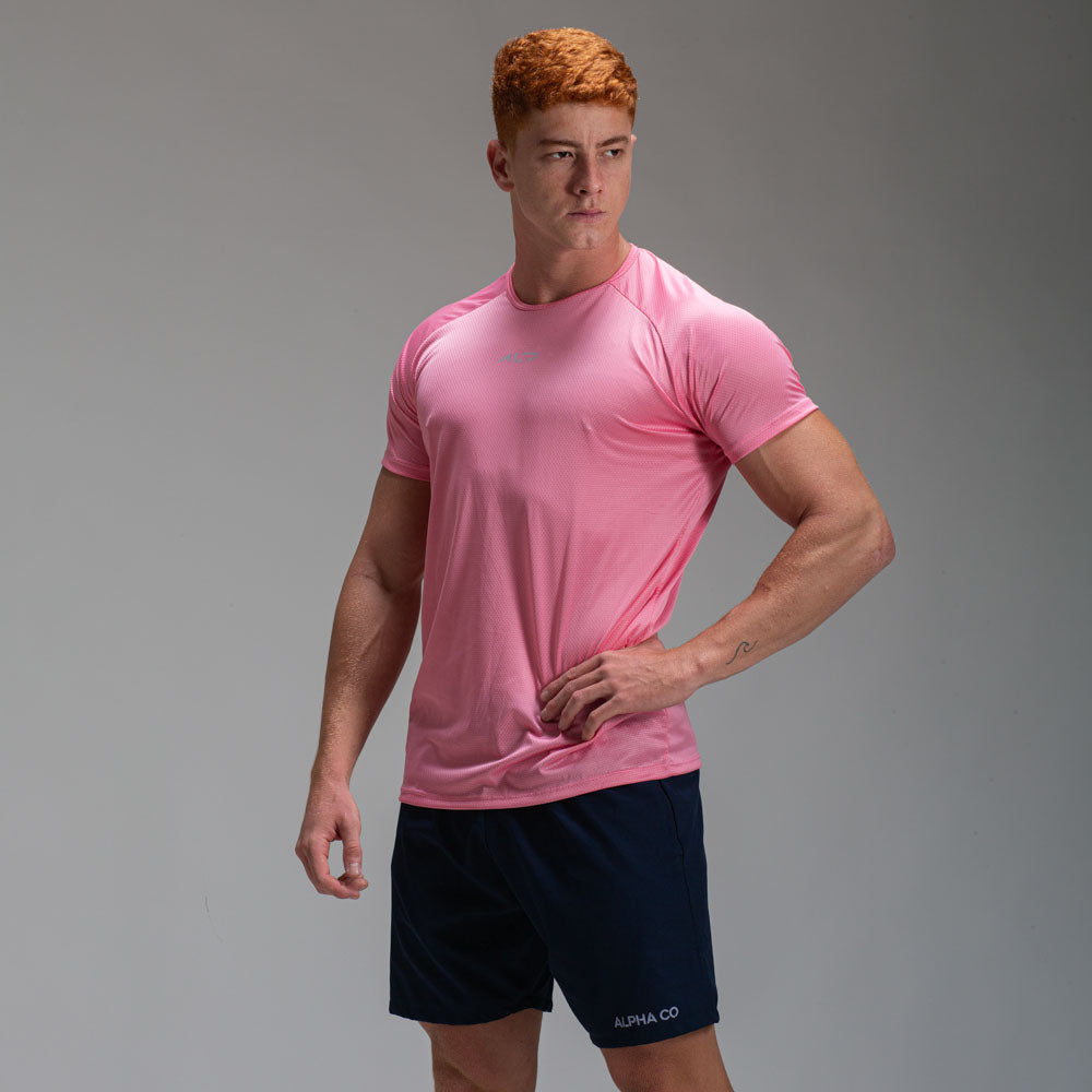 Camiseta Dry Fit ALP Rosa Flamingo