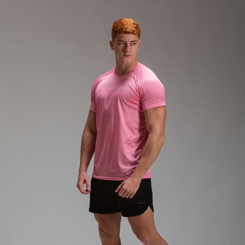 Camiseta Dry Fit Light Lupus Rosa Flamingo