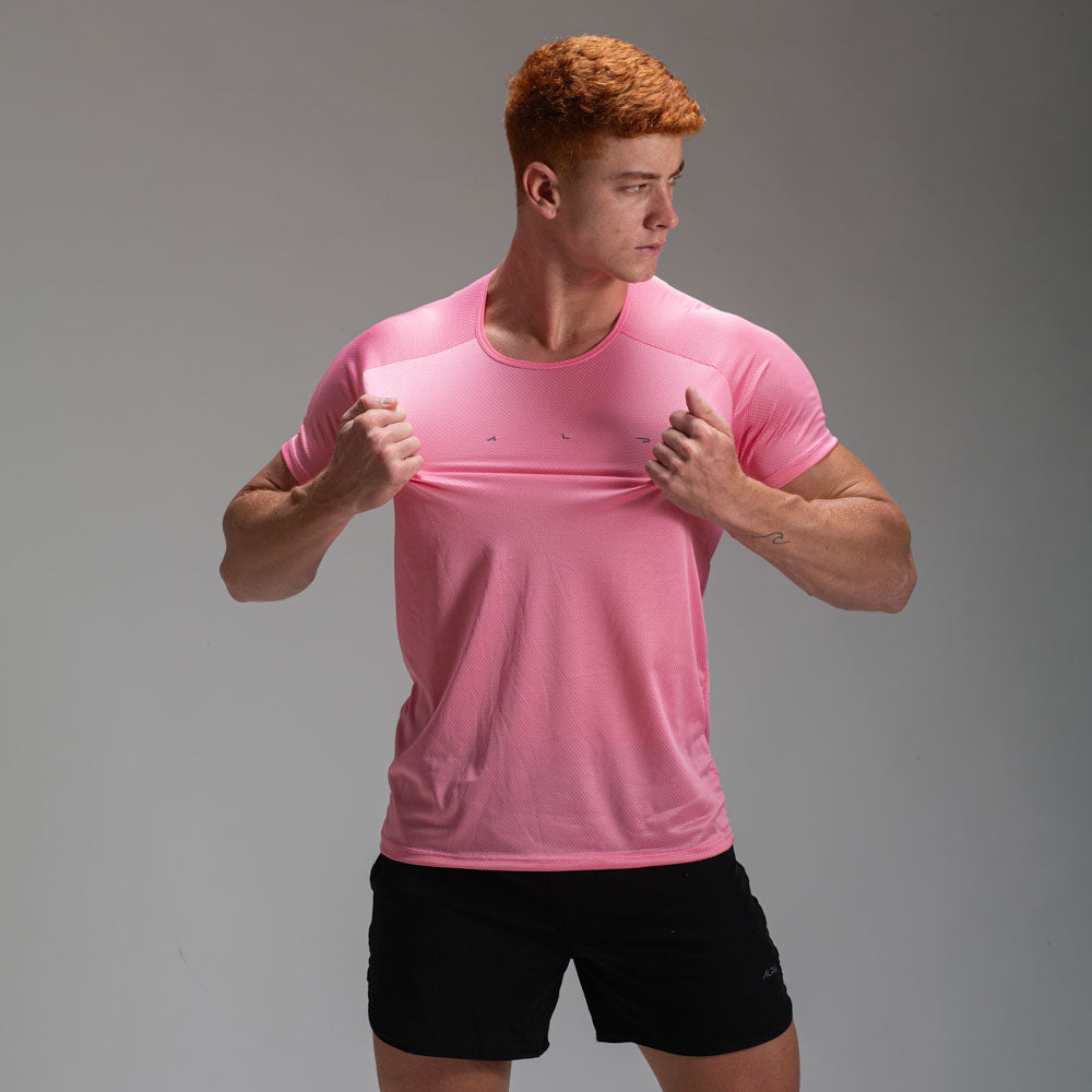 Camiseta Dry Fit Light Lupus Rosa Flamingo