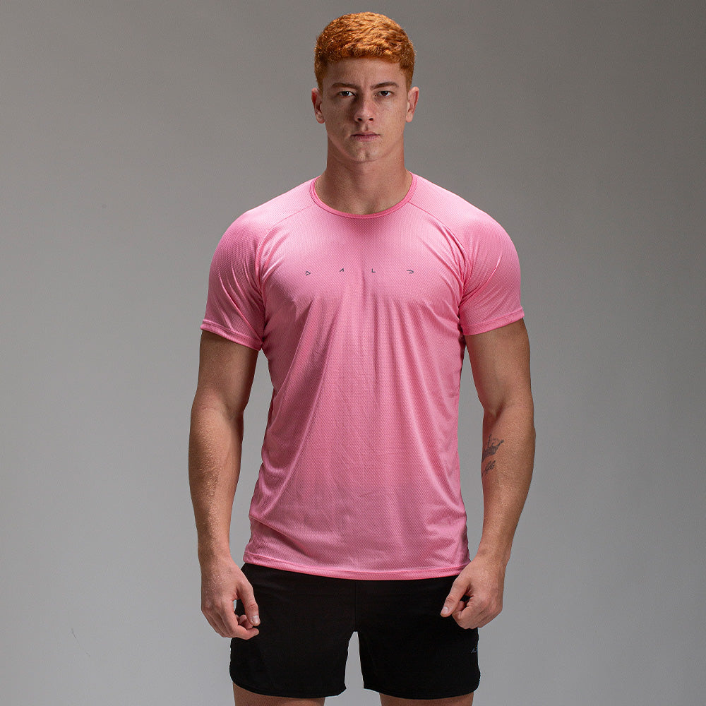 Camiseta Dry Fit Light Lupus Rosa Flamingo