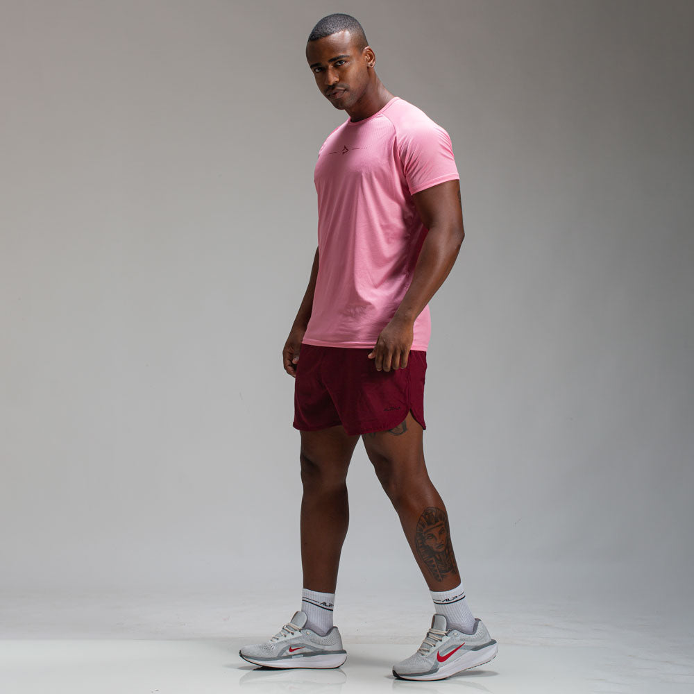 Camiseta Dry Fit Lupus Core Rosa Flamingo