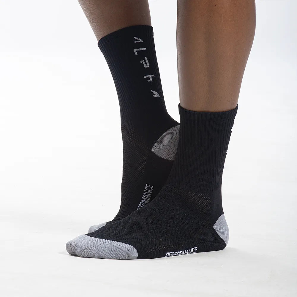 Meia Performance Alpha Co - Preto