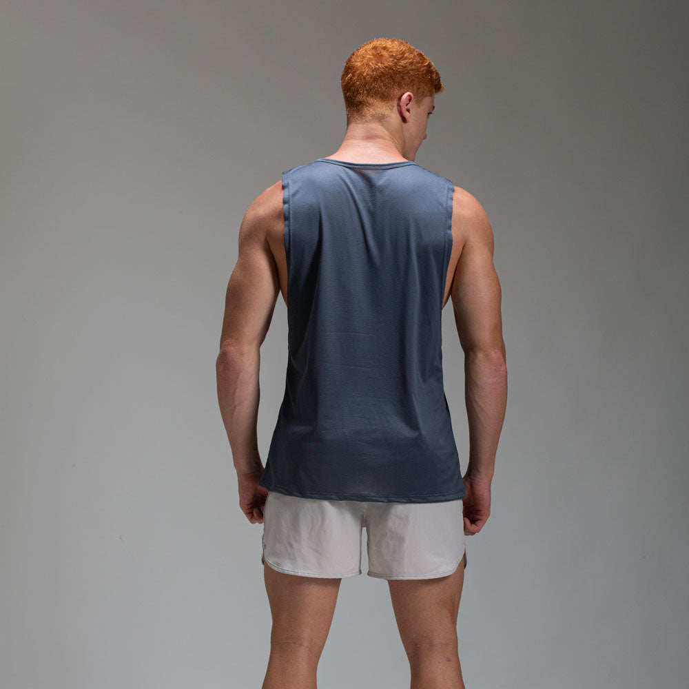 Regata Machão Dry Fit Lupus Core Cinza Sombra