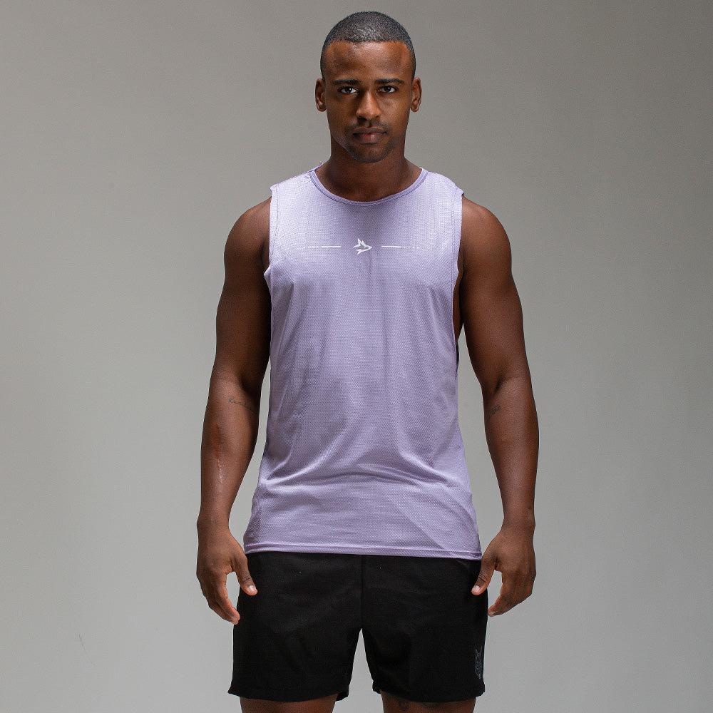 Regata Machão Dry Fit Lupus Core Lilás Malva