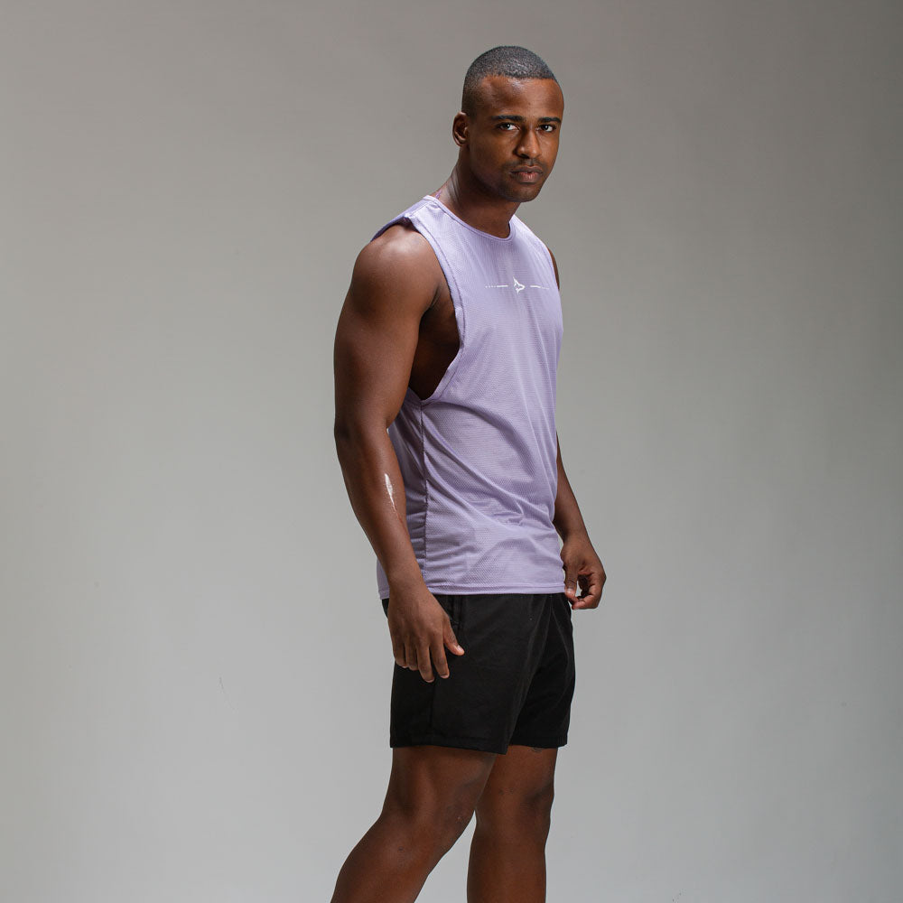 Regata Machão Dry Fit Lupus Core Lilás Malva