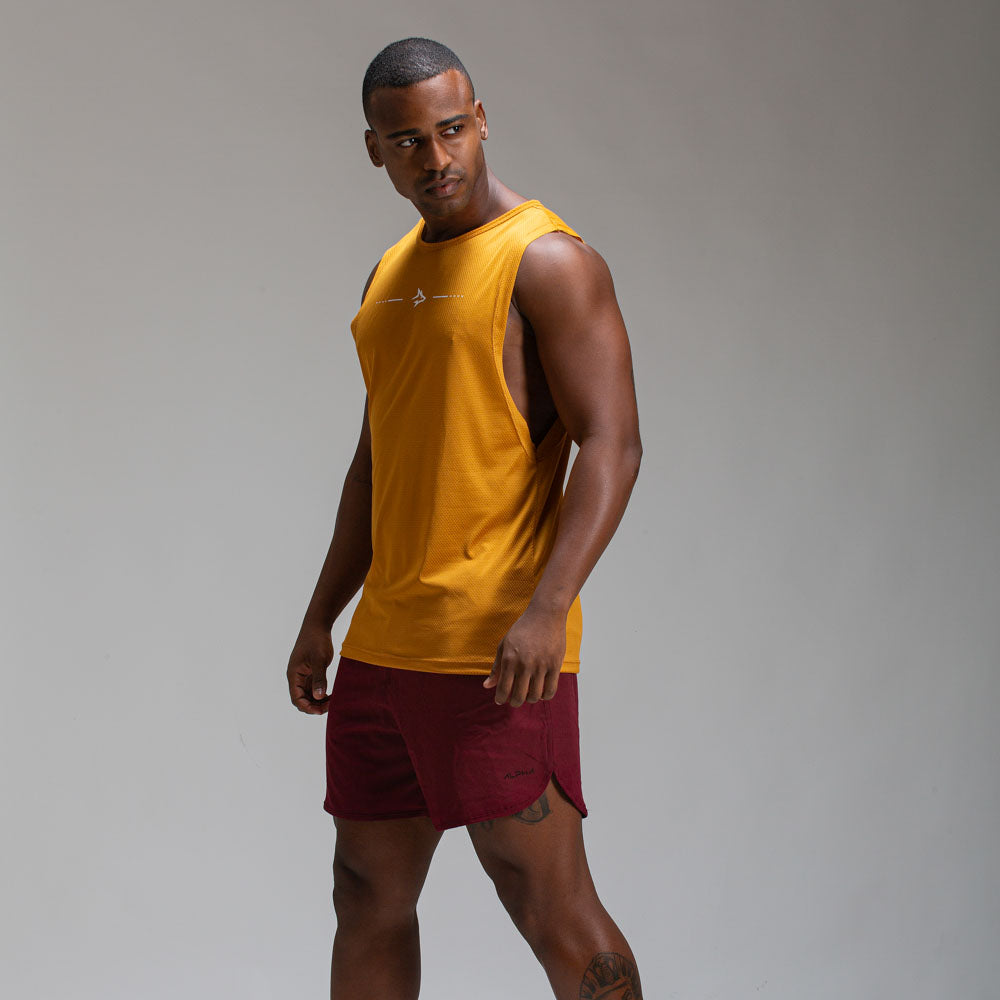 Regata Machão Dry Fit Lupus Core Ocre