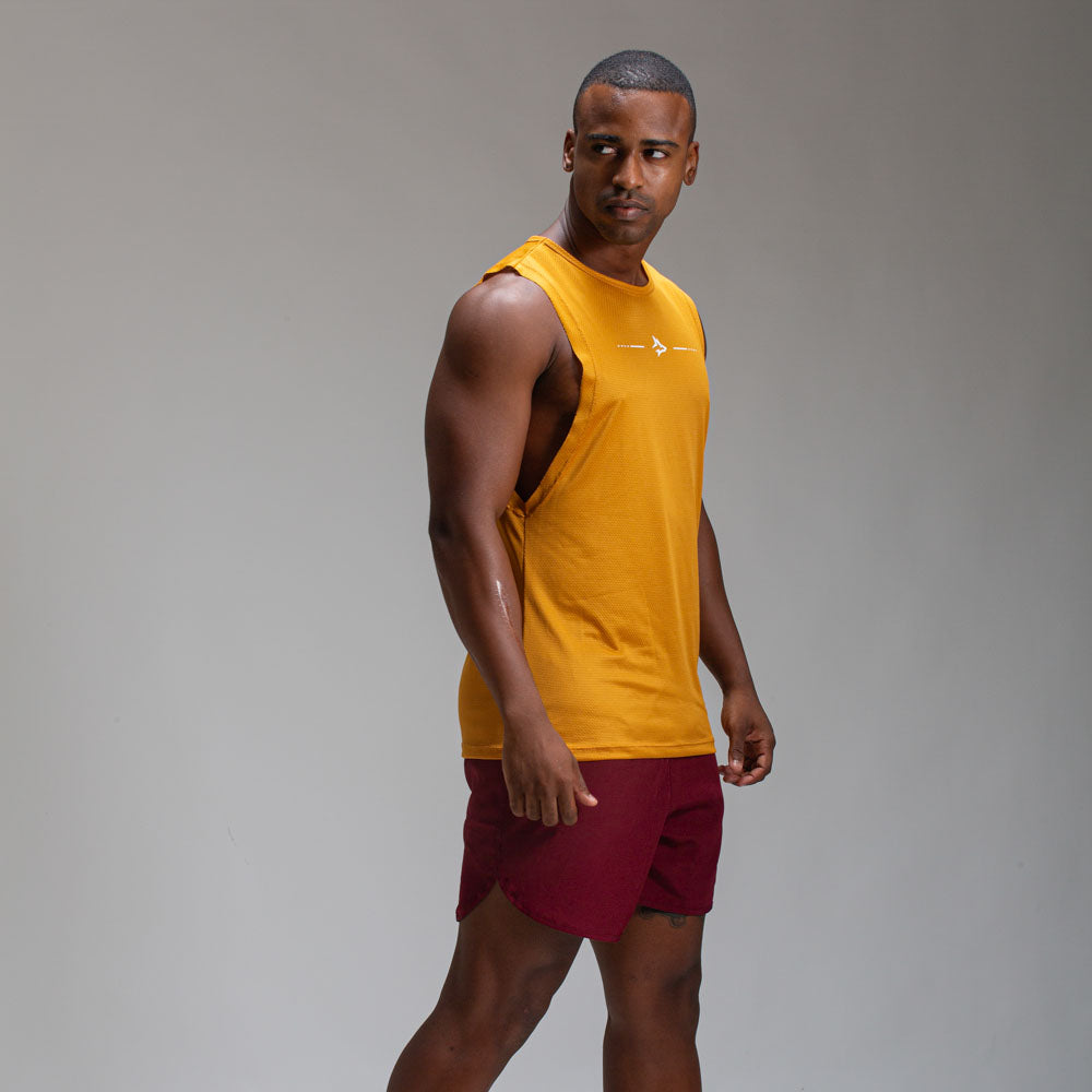 Regata Machão Dry Fit Lupus Core Ocre
