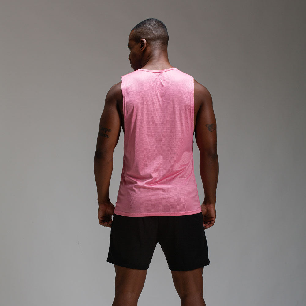 Regata Machão Dry Fit Lupus Core Rosa Flamingo