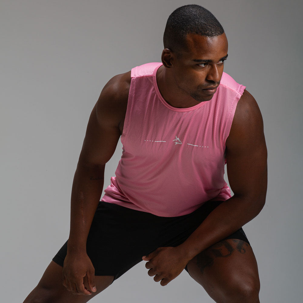 Regata Machão Dry Fit Lupus Core Rosa Flamingo