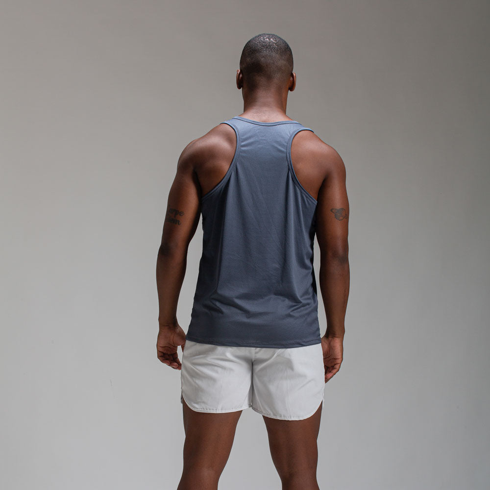 Regata Nadador Dry Fit Single Cinza Sombra