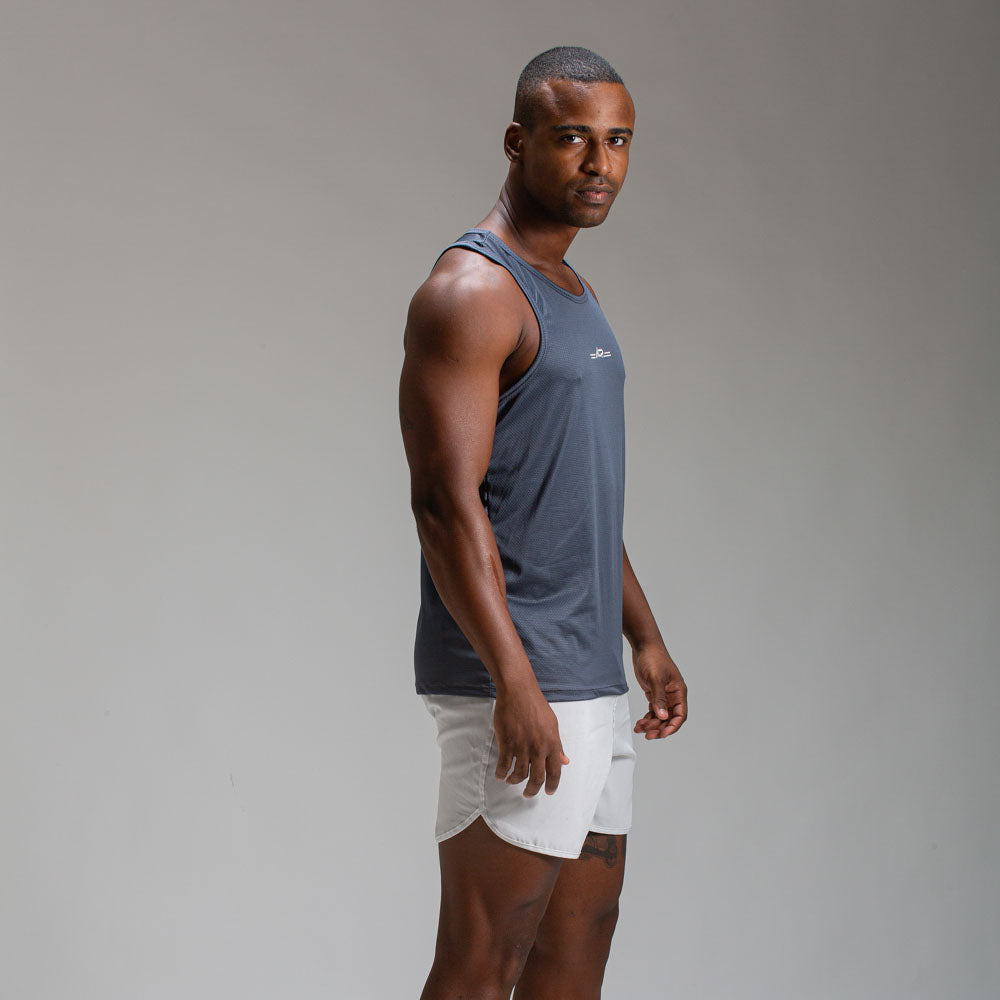 Regata Nadador Dry Fit Single Cinza Sombra